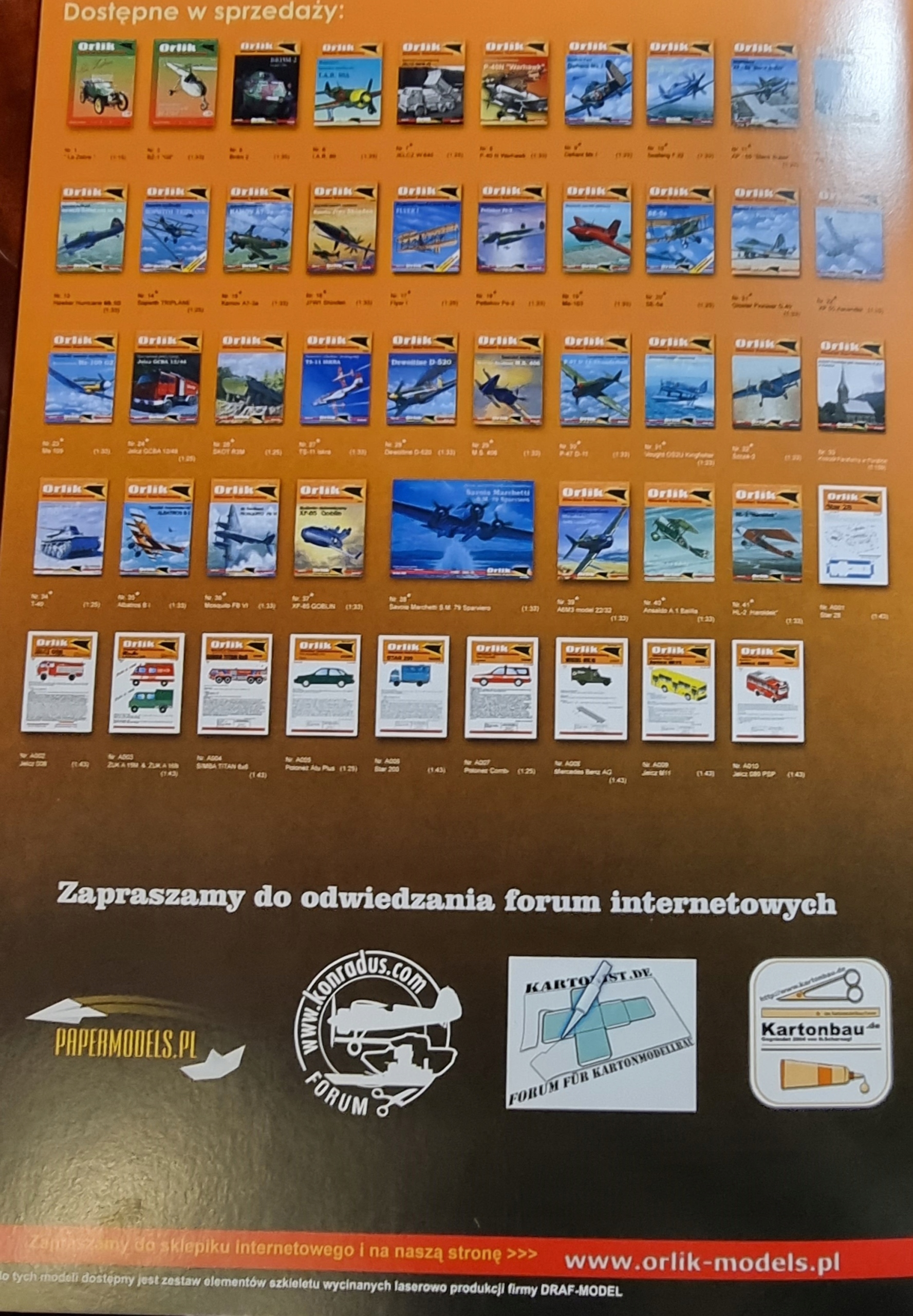 Orlik Model kartonowy HL-2 Haroldek Język publikacji polski