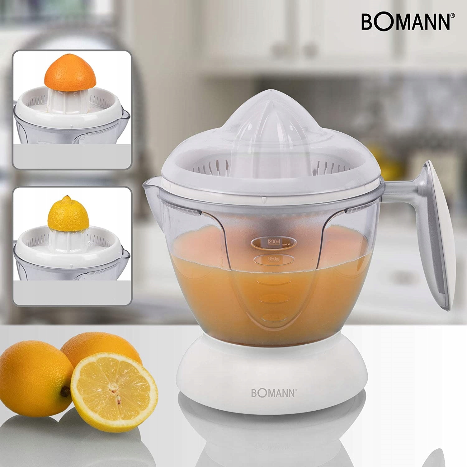 BOMANN WYCISKARKA DO CYTRUSÓW OWOCÓW SOKÓW SOKU Marka Bomann