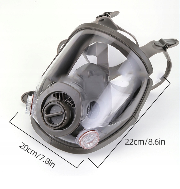 MASKA GAZOWA MASKA PEŁNA MASKA LAKIEROWA RESPIRATOR 6800 MASKA PRZECIWPYŁOWA Z FILTREM Rozmiar uniwersalny