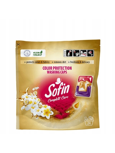 Levně 3x Sofin Kapsle na praní barevných tkanin 24 ks