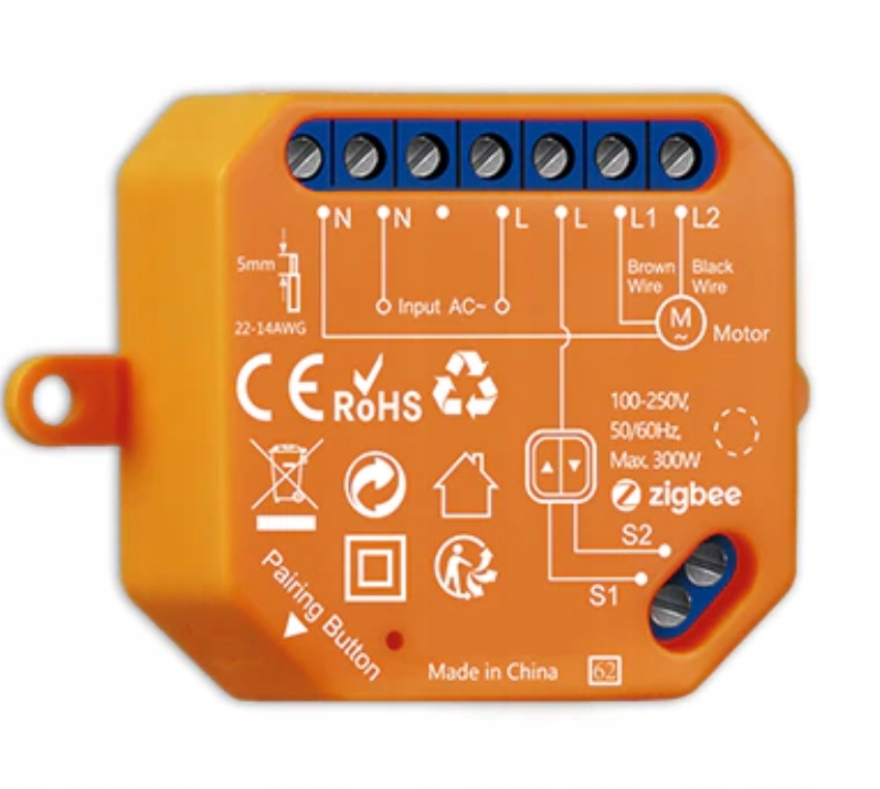 

Sterownik rolet zasłon ZigBee V3 seria Lr Tuya