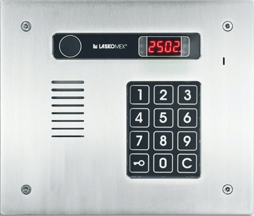 Laskomex CP-2513R Inox Audio panel Horizontálny Rfid