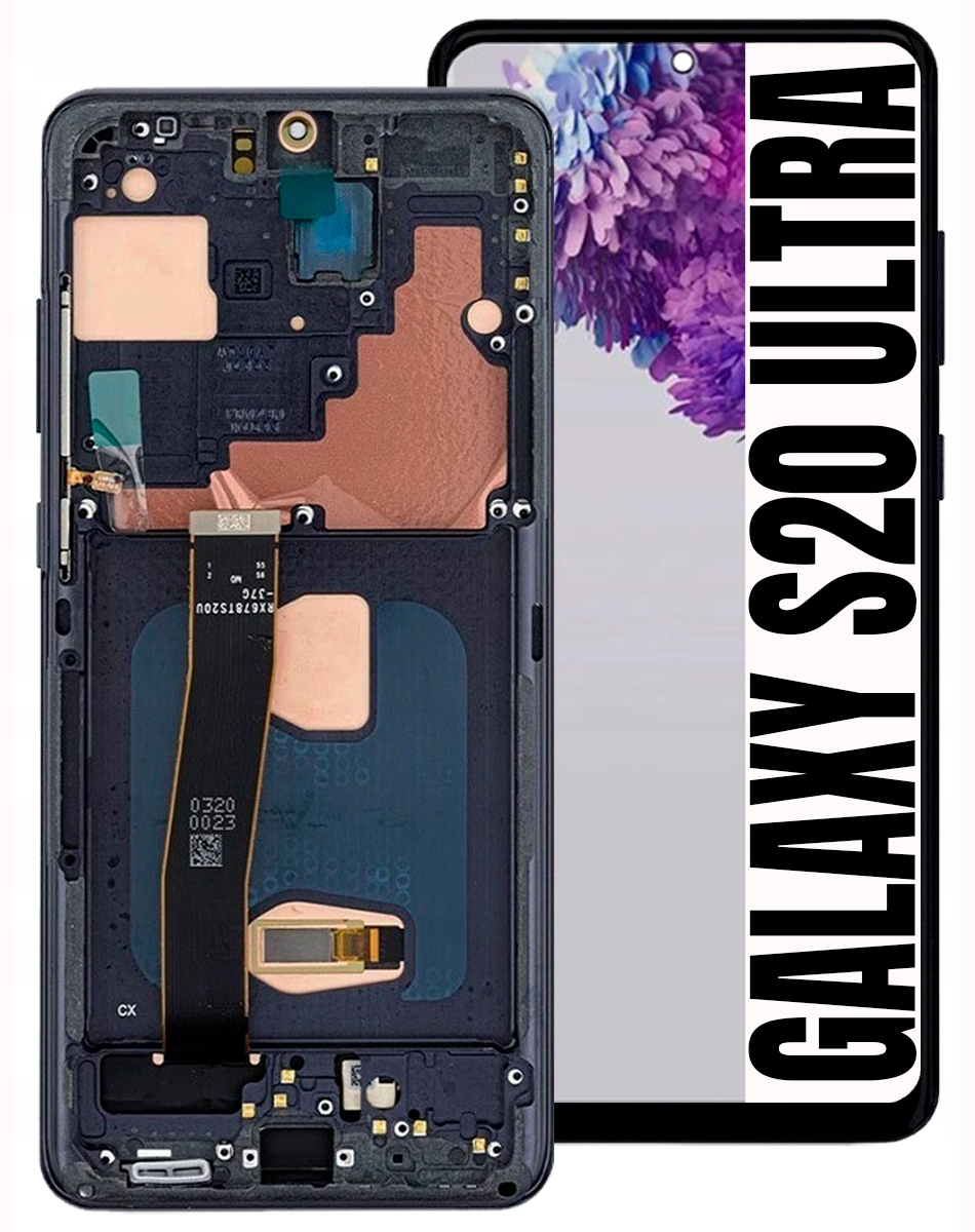Displej Pro Samsung Galaxy S20 Ultra 5G G988 G988B Oled LCD Rámeček