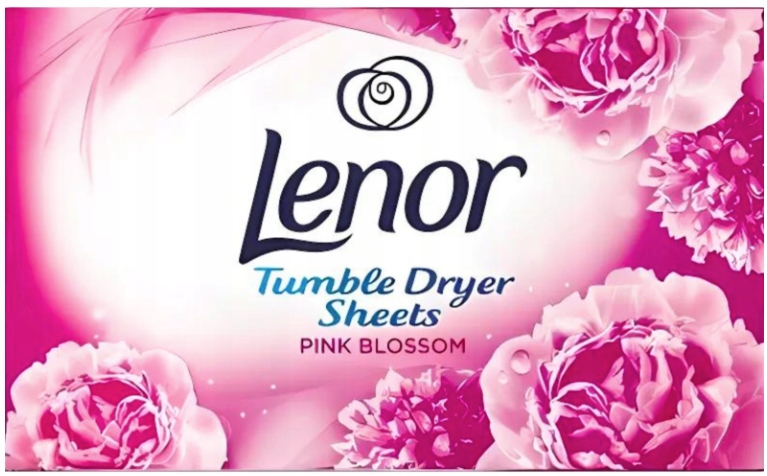 Lenor vonné ubrousky do sušičky Pink Blossom, 34 ks