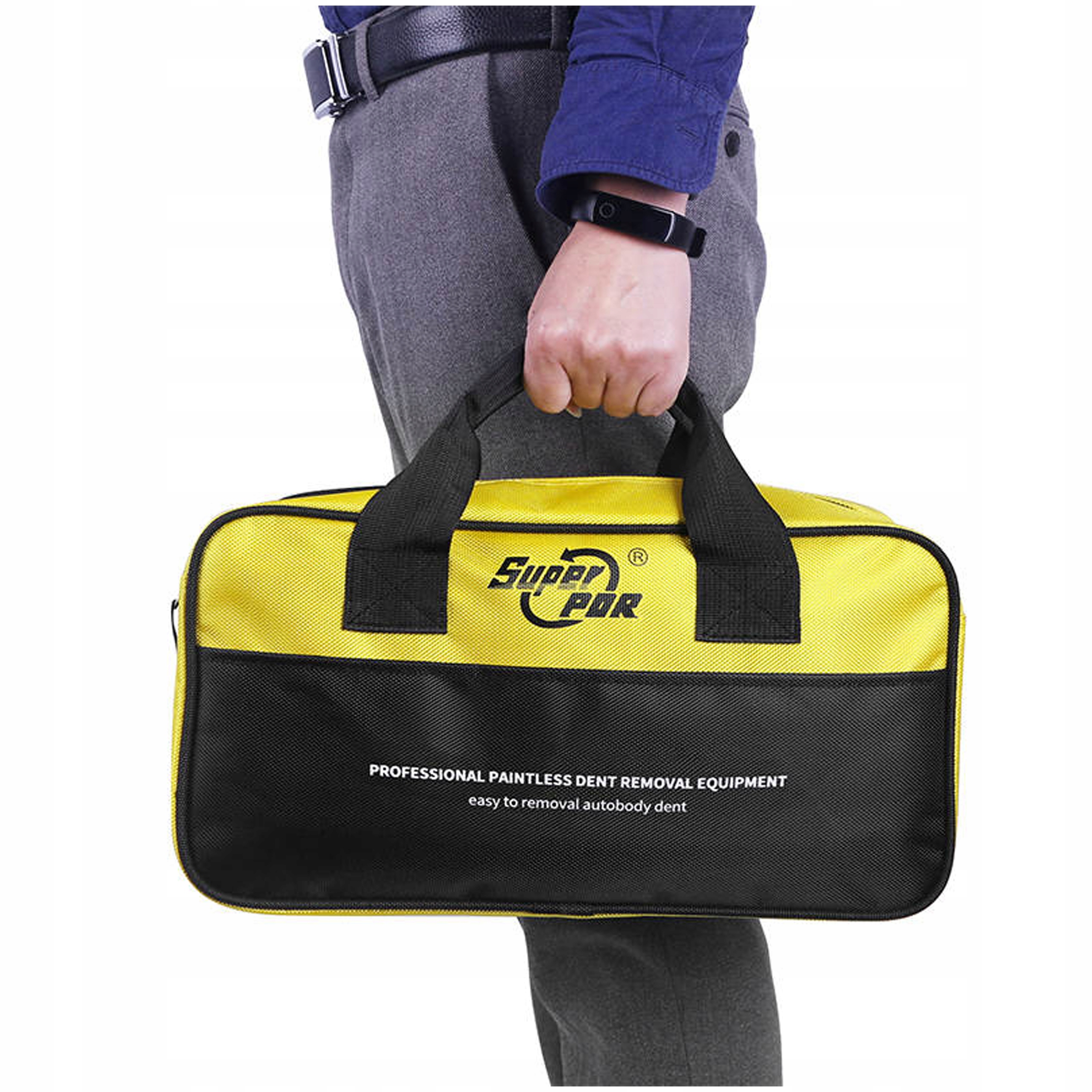 MOCNA TORBA NA NARZĘDZIA samochodowe i nie tylko DUŻA 40cm ŻÓŁTA CZARNA Marka Super PDR