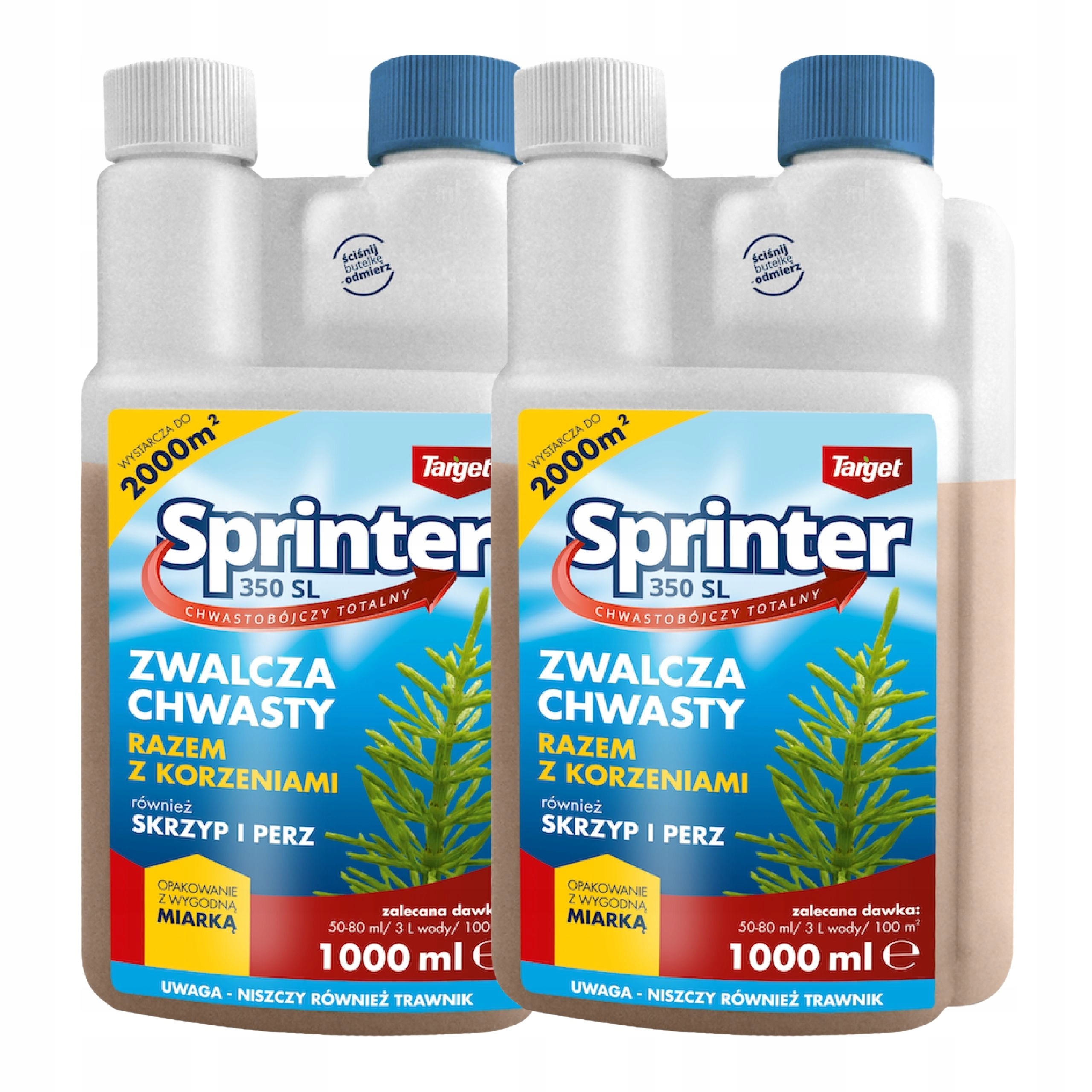 Sprinter 350SL 2 x 1L Koncentrat Na Chwasty Dwuliścienne Perz Skrzyp Target