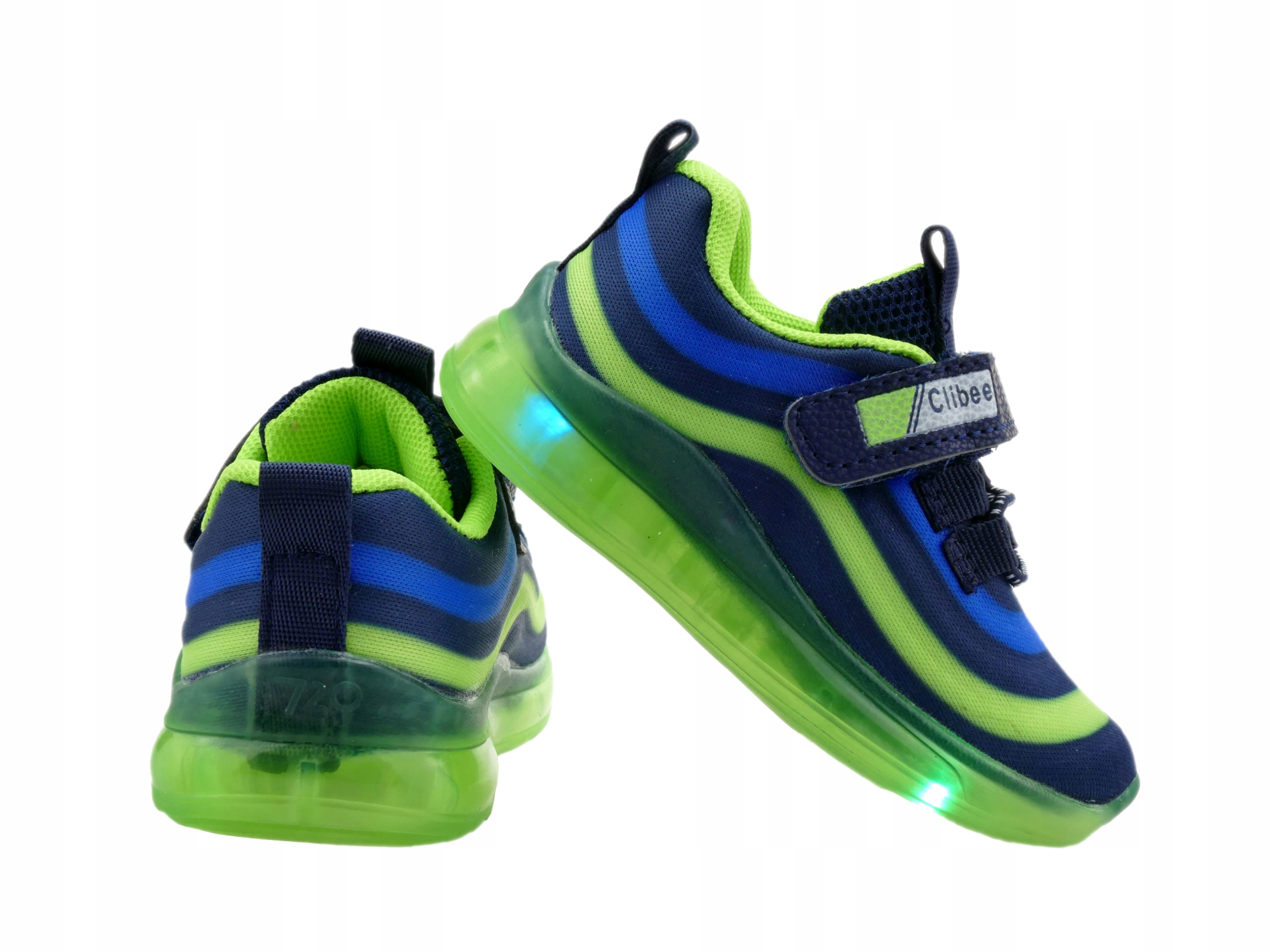 

Świecące adidasy chłopięce Buty Sportowe Rzepy 22