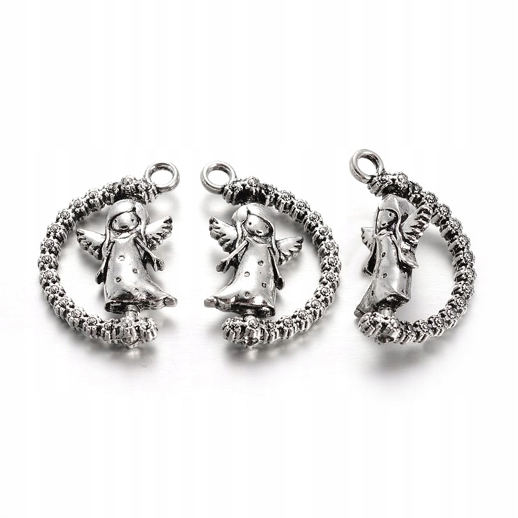 Medál fém ötvözet 25x17x4mm 5db