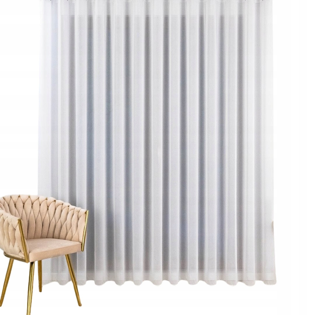 Dlouhá Moderní Záclona S Páskou, Jedle 300X265