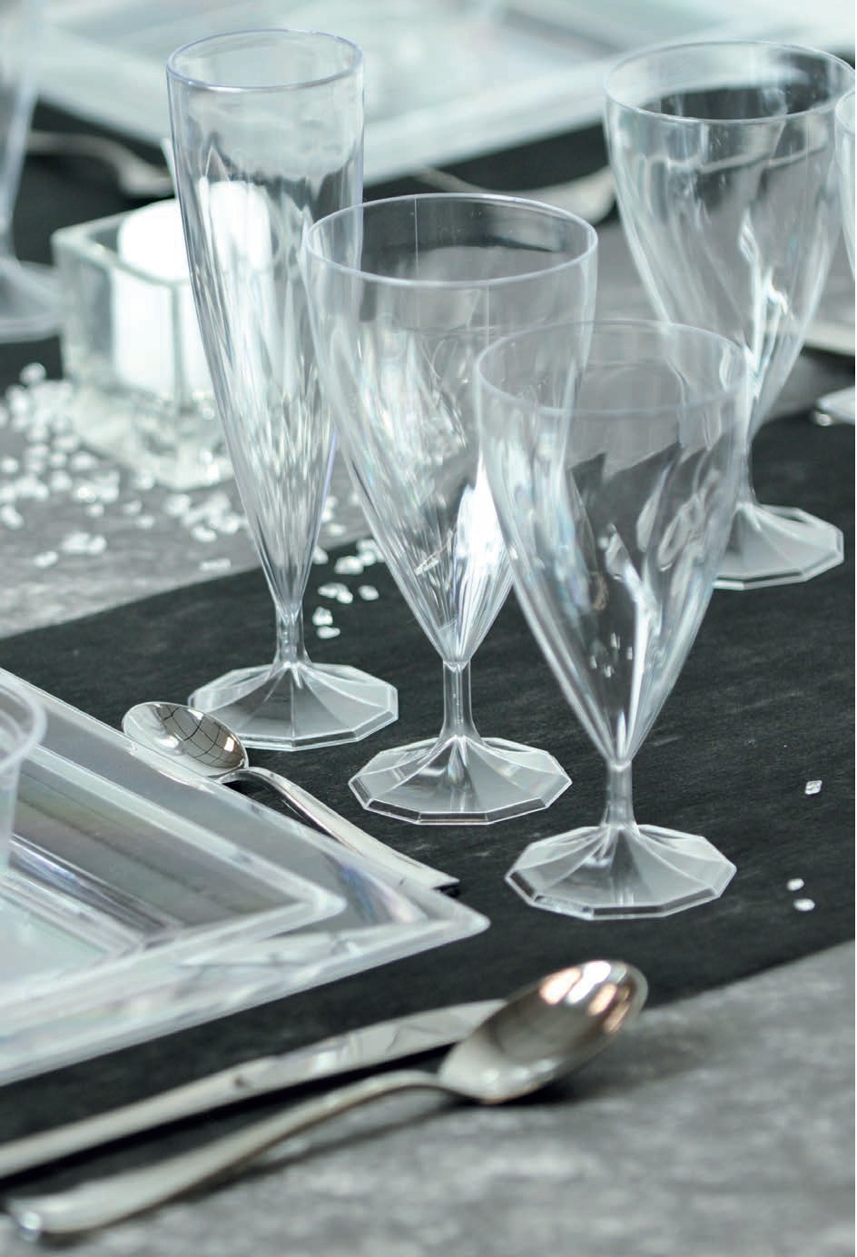 Kieliszki PS transparentne 135ml - 10 sztuk