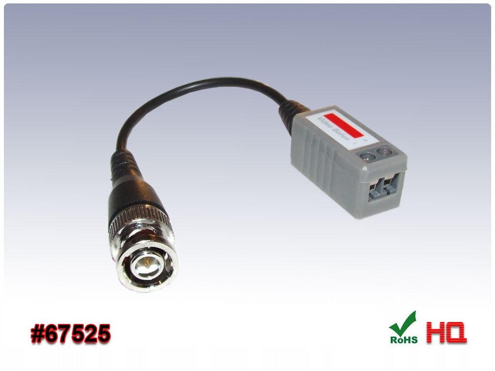 Przejście - Adapter BNC wt - Zacisk 2 Pin Kod producenta #67525