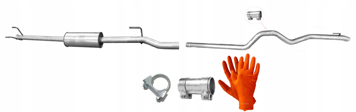 Mercedes Sprinter 2.2 3.0 CDi Lwb (od roku 2009) Tlumič Trubka