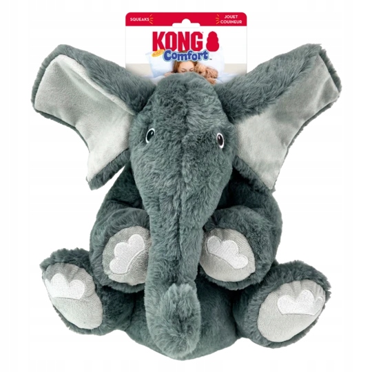 Kong Comfort Kiddos Jumbo Elephant XL 33X33X19 CM Plyšový slon pro psy, extra velký