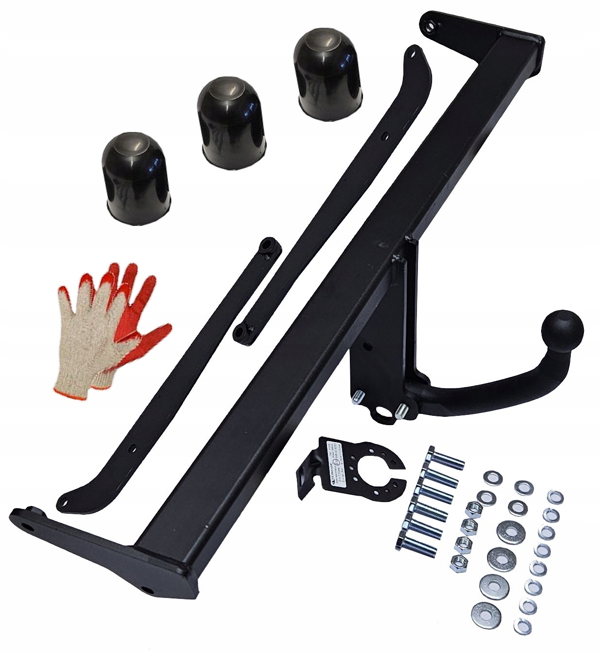 SOLIDNY HAK HOLOWNICZY+OSŁONKI do FORD PUMA 2 II od2019+HYBRID +TITANIUM +X Uciąg 1200 kg