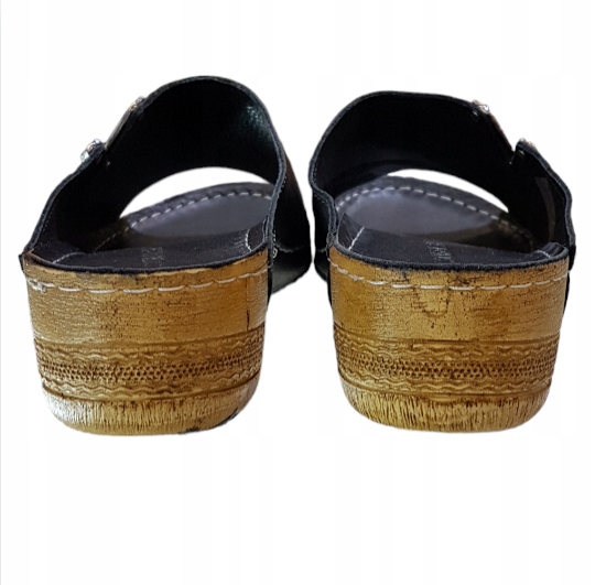 T.SOKOLSKI CZARNE KLAPKI DAMSKIE L211 ROZ 40 Rozmiar 40