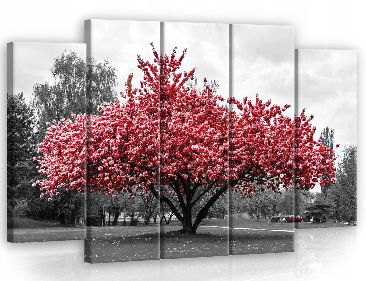 Obraz Na Plátně Canvas 150x100 Červené Dřevo