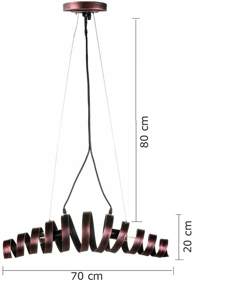 LAMPA SUFITOWA WISZĄCA CZARNA Metal Złota Kod producenta 3009