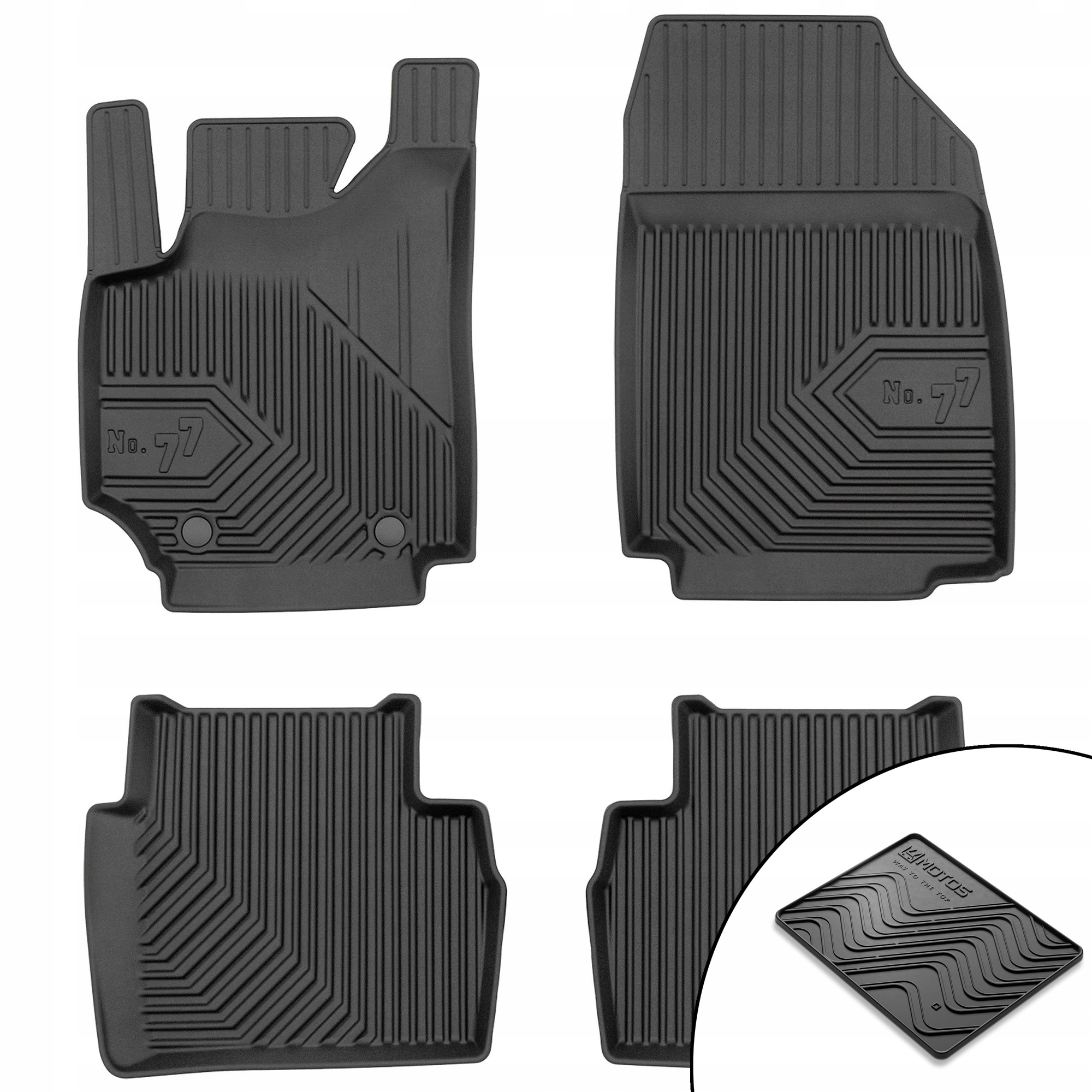 Dywaniki gumowe No.77 Fiat Croma 2005-2011 Kombi mata