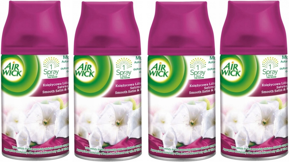 

Air Wick, Odświeżacz, Księżycowa lilia, 250ml x4