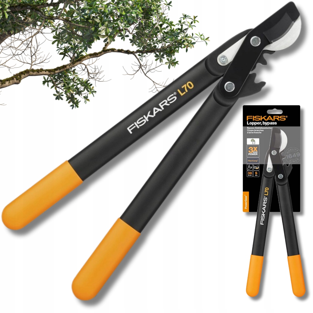 Zahradní Nůžky na větve Nůžky Fiskars dvouruční 38 mm Powergear