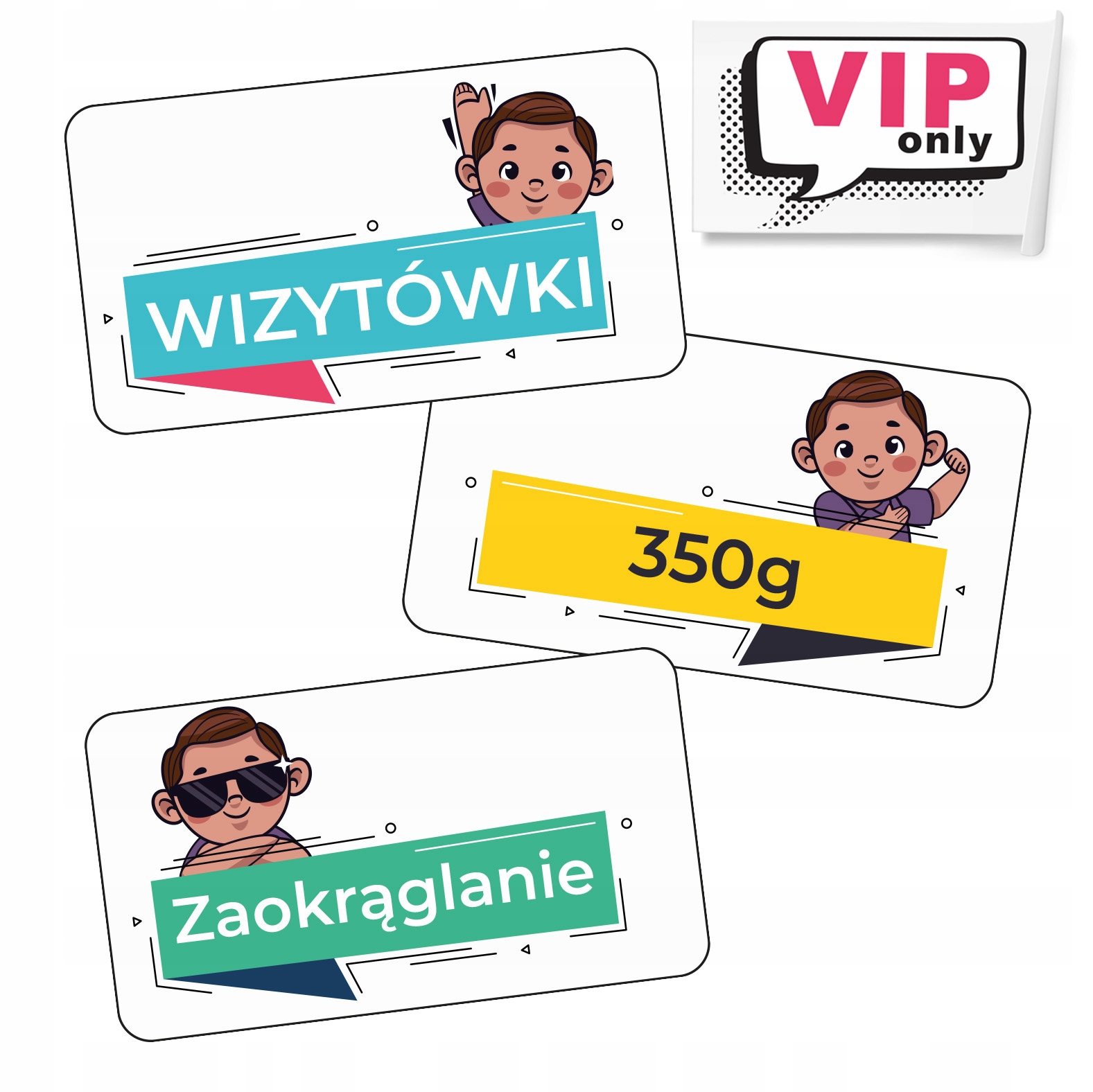 

Wizytówki Zaokrąglane Zaokrąglanie rogów wizytówek