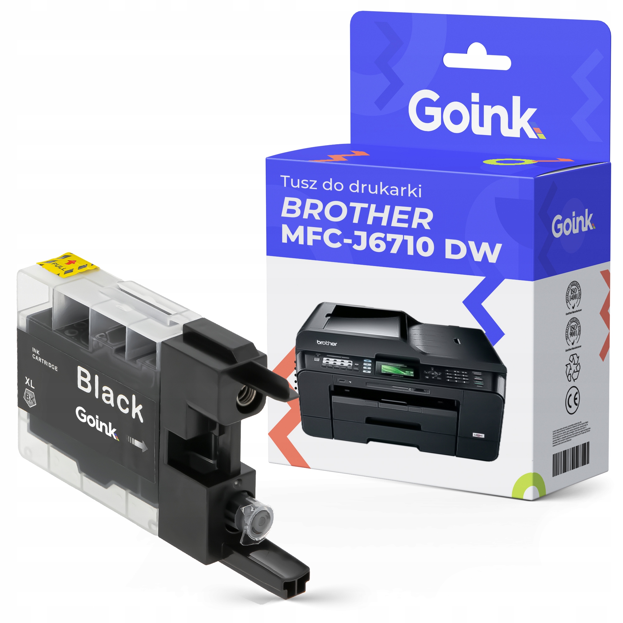 

Tusz do Brother MFC-J6710 Dw Czarny LC1240BK