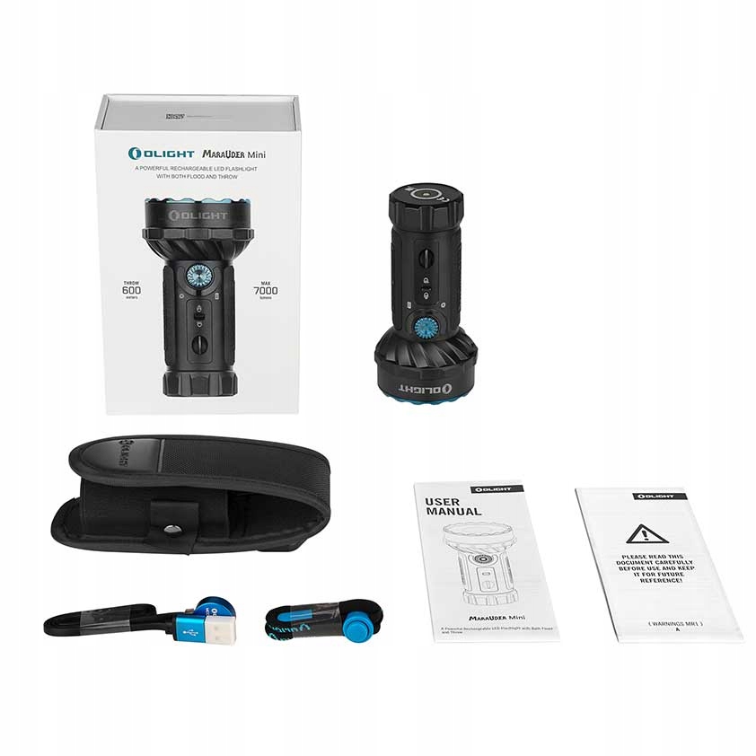 Фонарик Olight Marauder Mini Black-7000 люмен светодиодный источник света