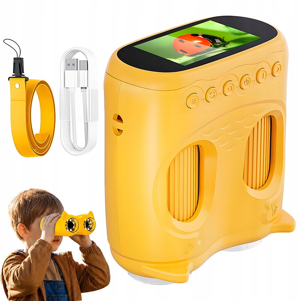 Ręczny Mikroskop Dla Dzieci 2MP Kamera 600MAH Bateria Do 2 Godzin Pracy