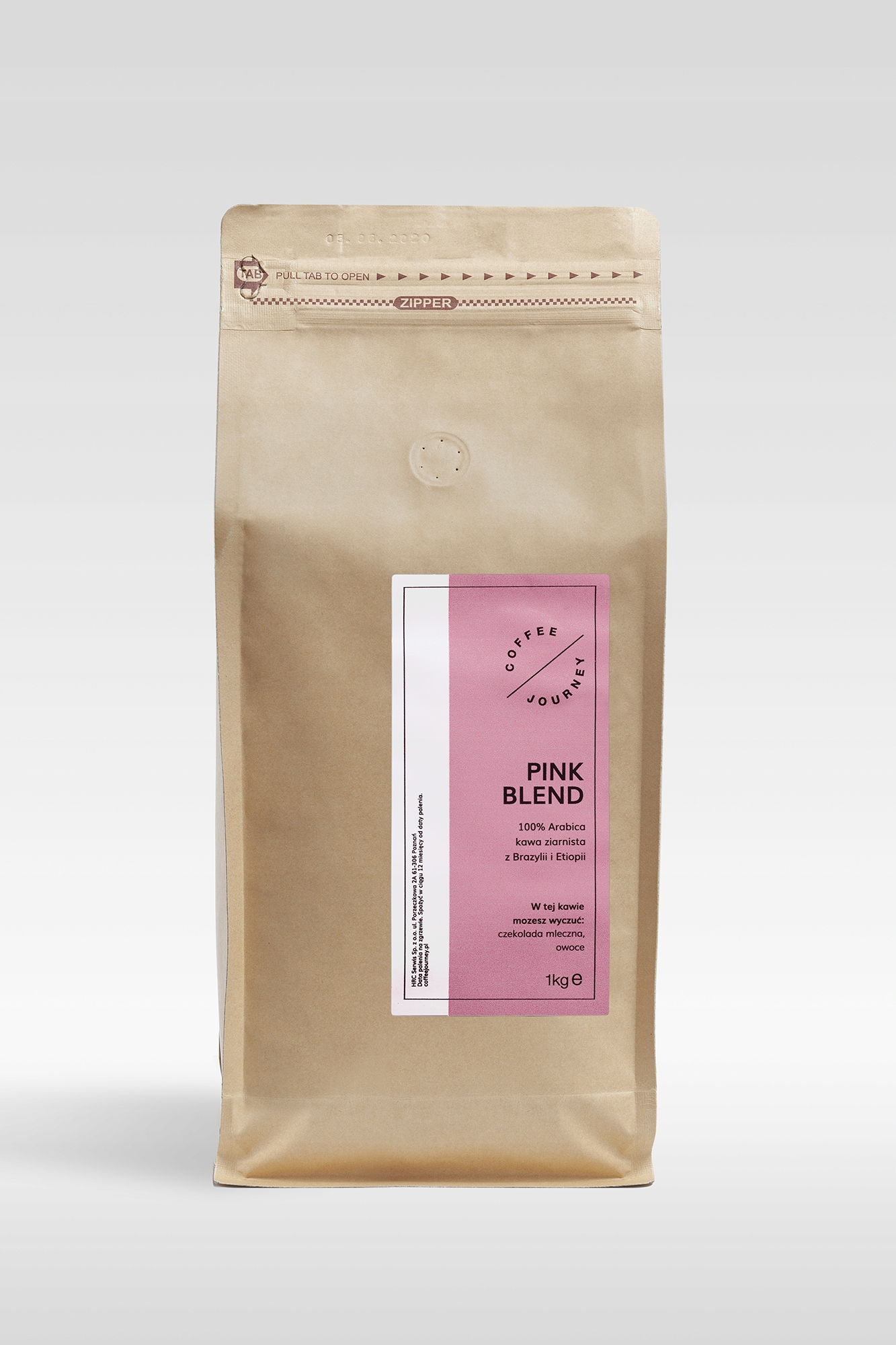 Kawa ziarnista Coffee Journey Pink Blend 1KG