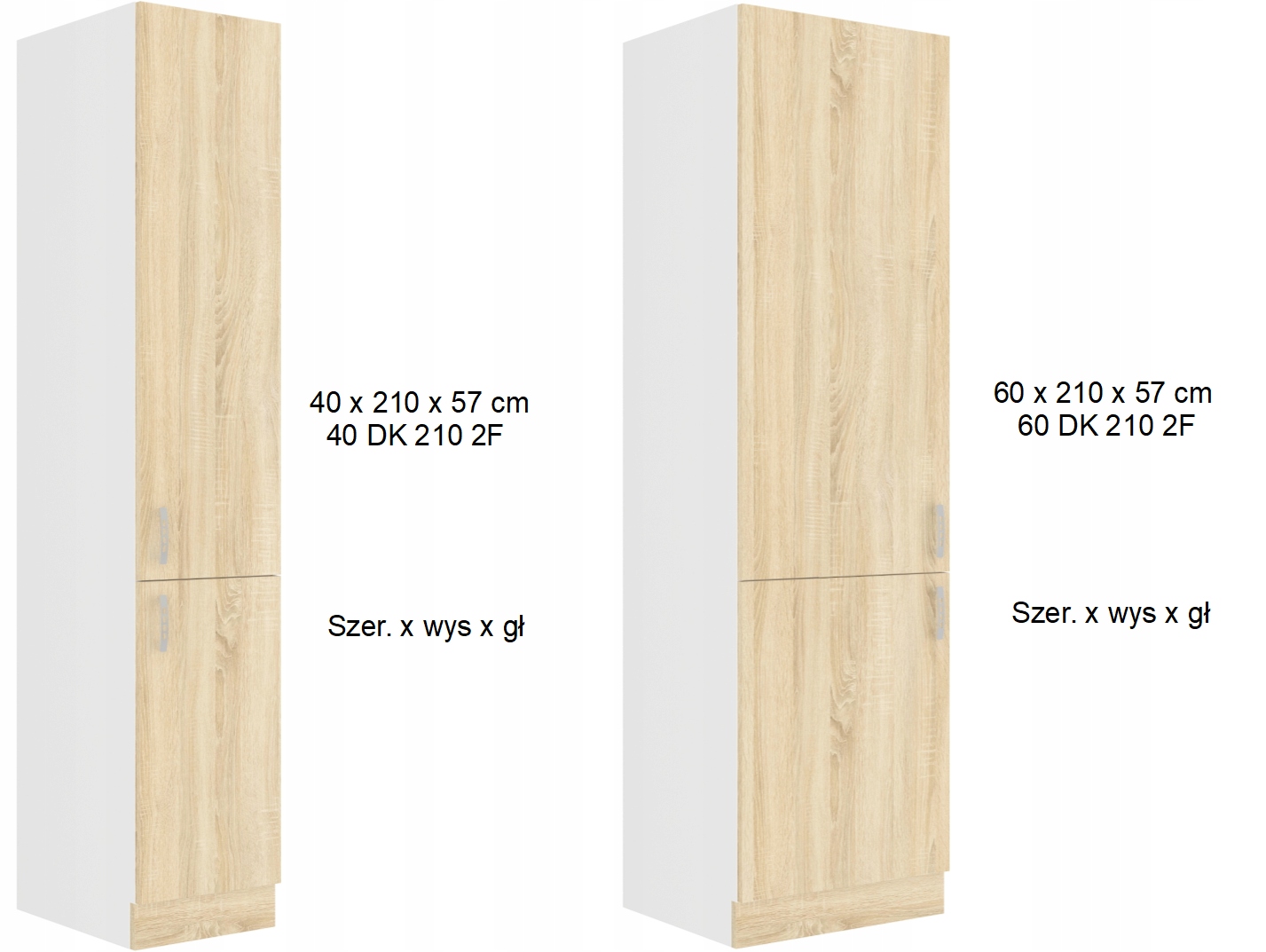 Szafka kuchenna ANA pod zlewozmywak Głębokość mebla 48 cm