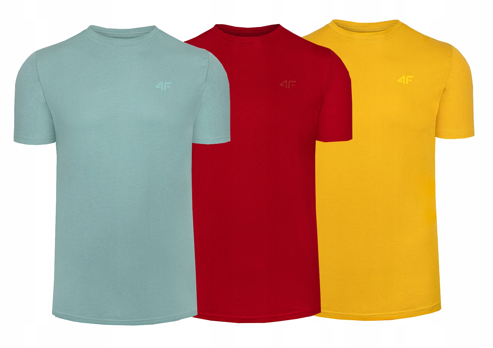 

4F T-shirt Koszulka Męska Zestaw 3 Szt.