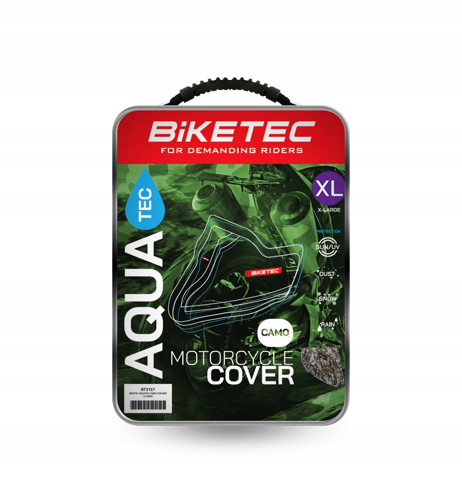 

Wodoodporny Pokrowiec Motocyklowy Biketec Camo S