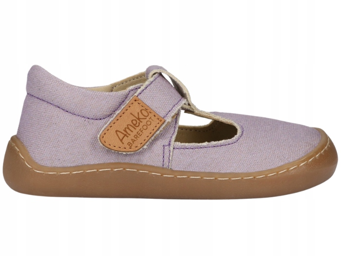 Sandałki Barefoot Dziecięce Trampki Ameko Axel-Lilac Skórzana Wkładka R.26