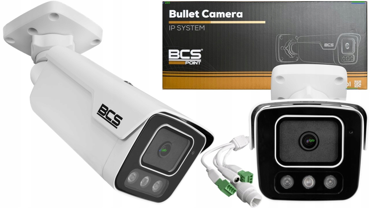 BCS-P-TIP28FSR4L4-Ai2(2) ZEWNĘTRZNA KAMERA TUBOWA BULLET IP 8MP MIKROFON 4K