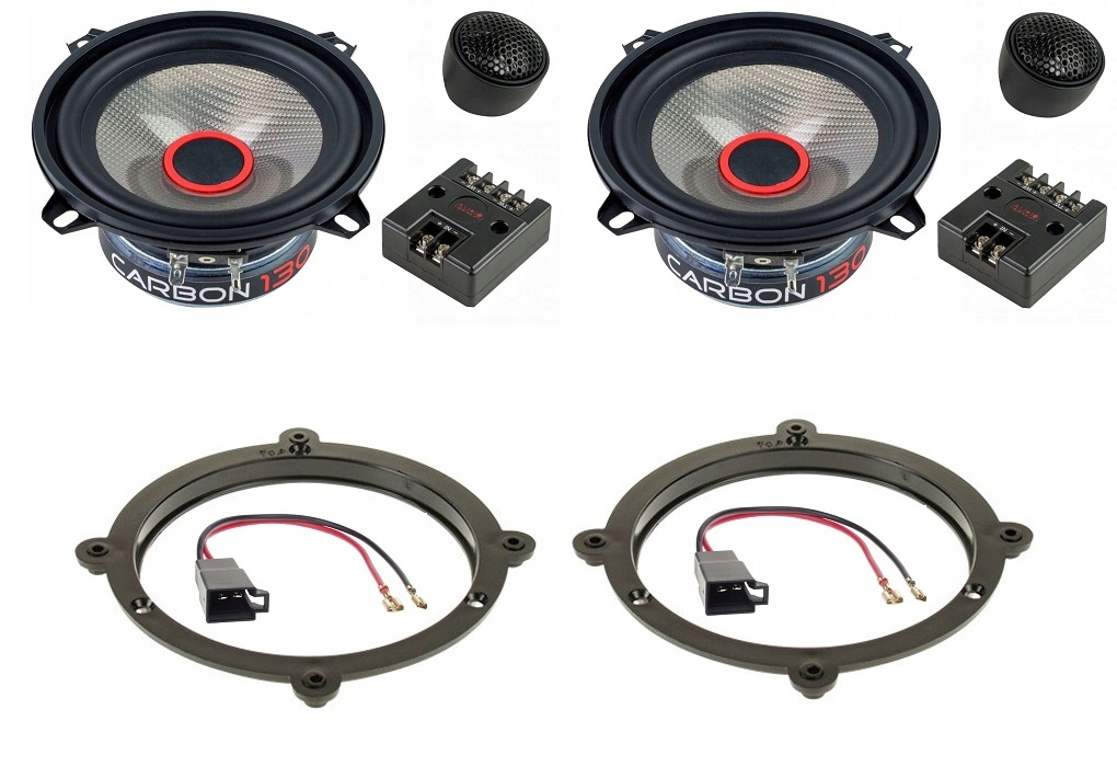 Audio System Carbon 130 Reproduktory vzdálenost 13 cm Audi A3 8L 1996-2003