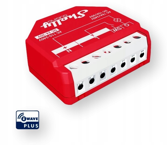 Ovladač z-wave Shelly Qubino Wave 1PM měření 16A