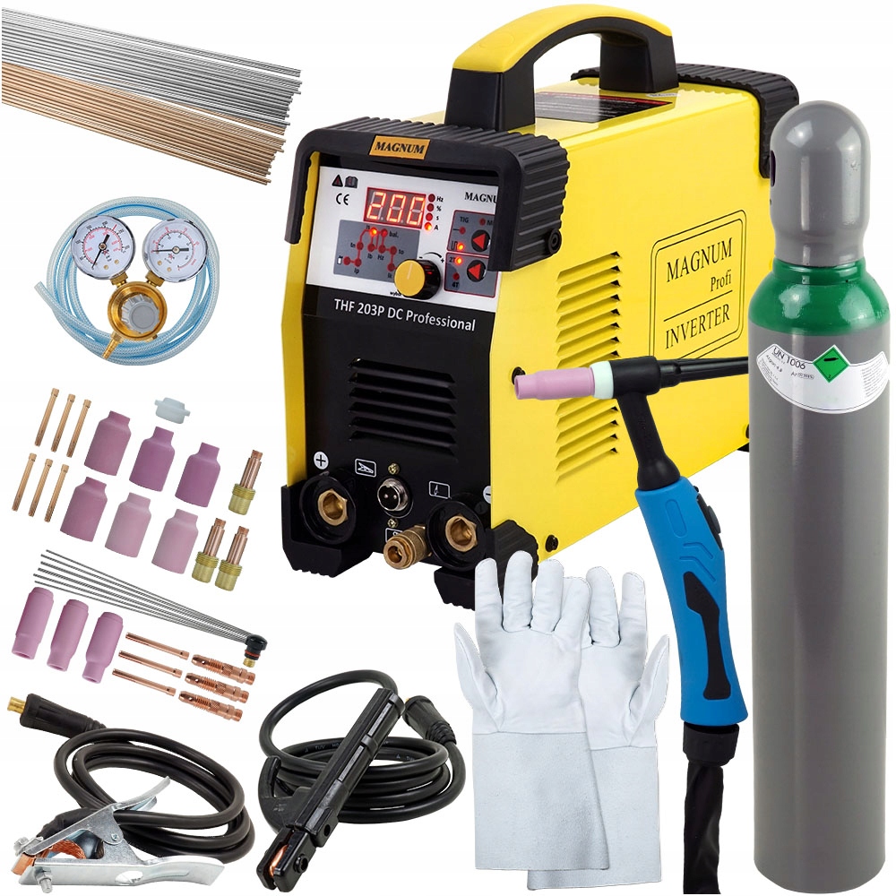 

Spawarka Tig DC Magnum Thf 203P Puls 200A Hf Mma