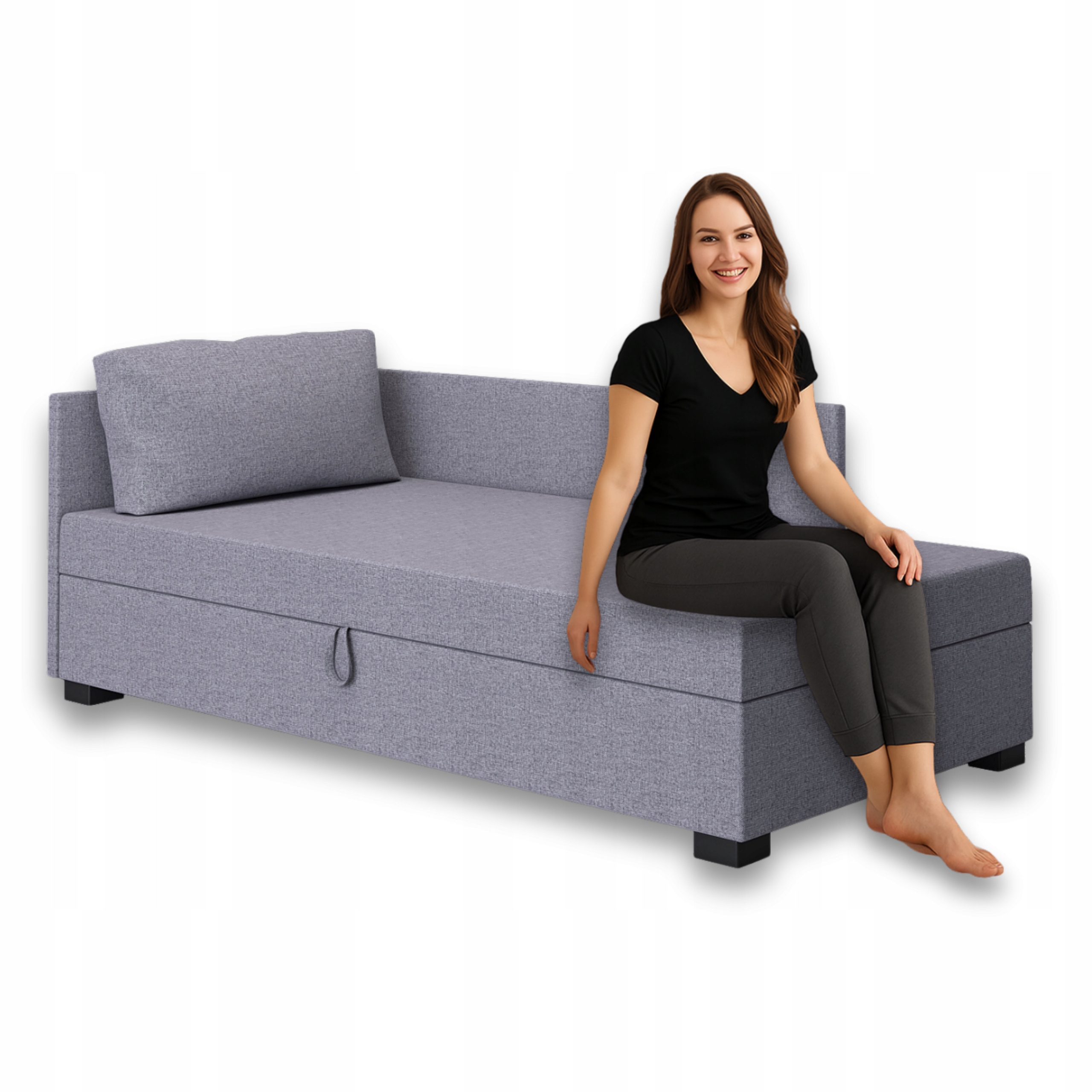 Jednolůžko, pohovka pro mládež 80x195, Polštář , Povlečení prádlo