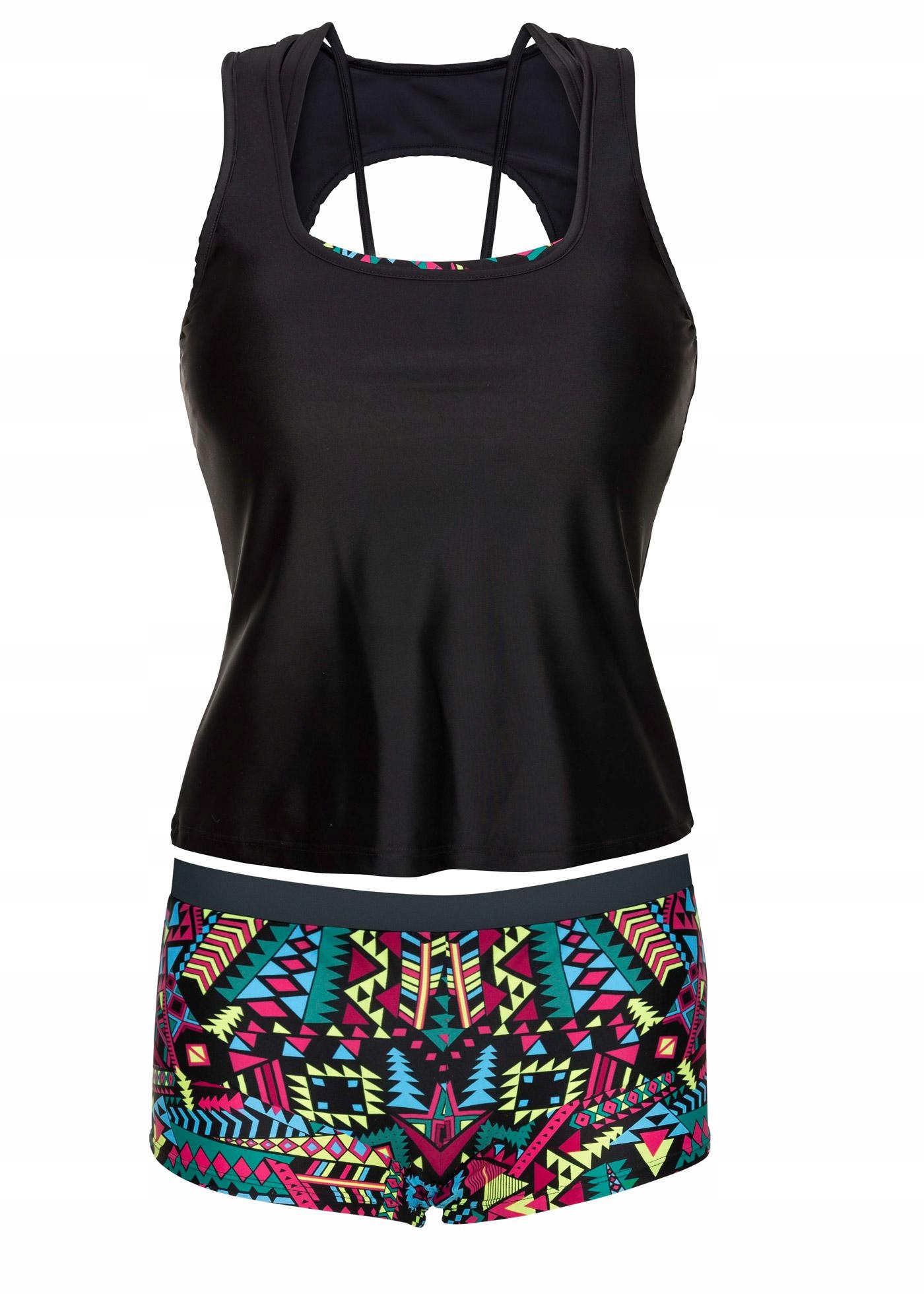 RAINBOW KOLOROWE TANKINI Z SZORTAMI 3CZĘŚCIOWE 46 13613695296 Allegro.pl