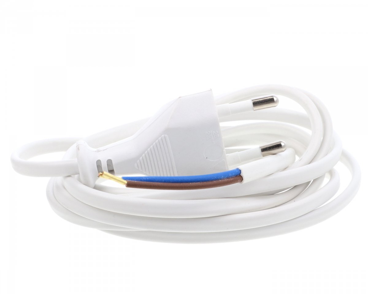 

Przewód z wtyczką WJ-11 b/u 1,9m H03VVH2-F 2x0,75