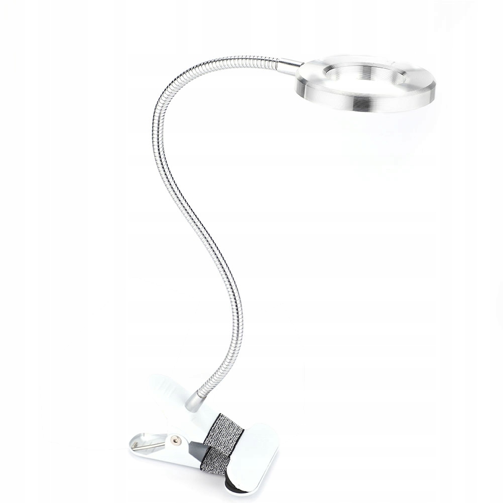 LAMPA KOSMETYCZNA BIURKOWA REGULOWANE OŚWIETLENIE DO RZĘS I MAKIJAŻU LED Marka bez marki