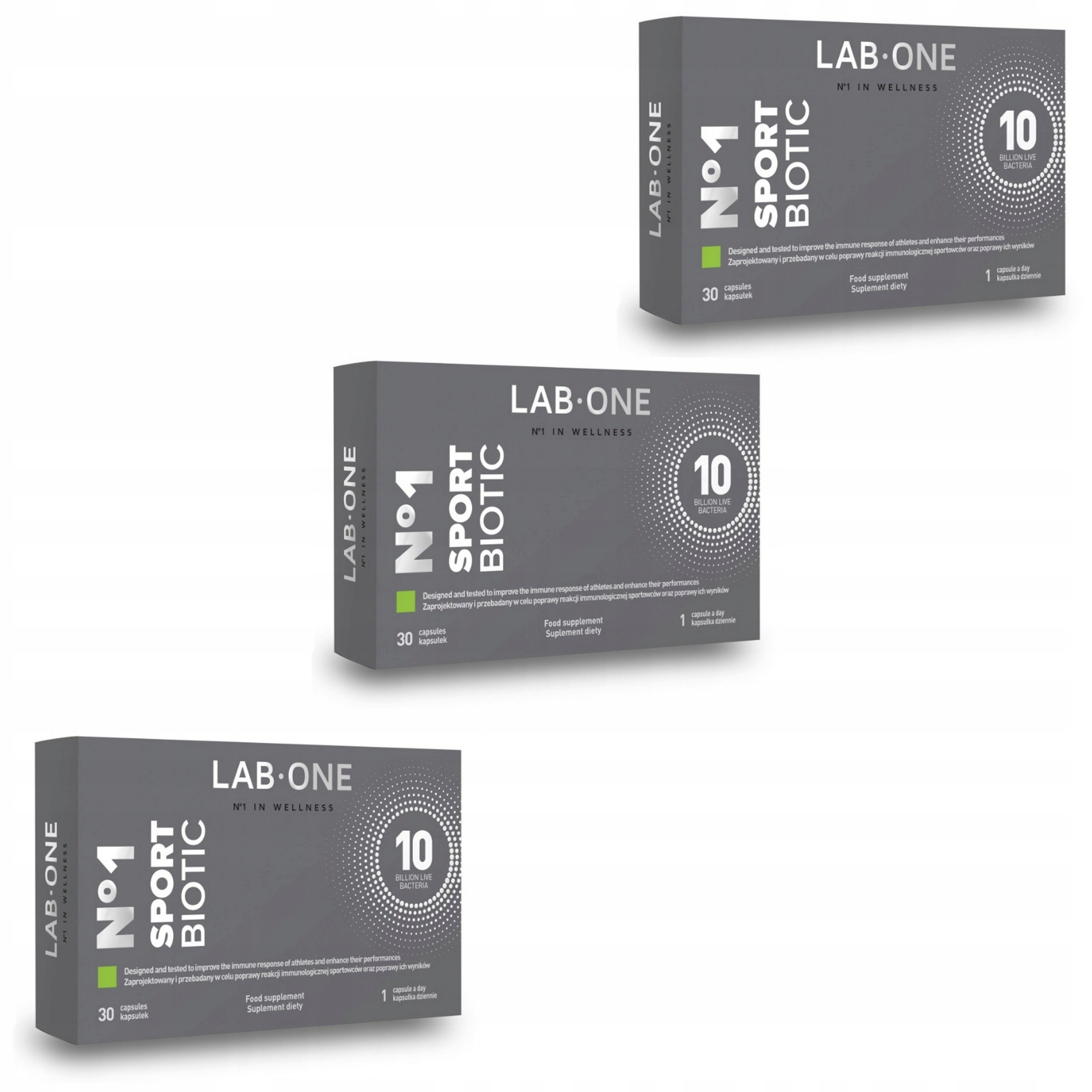 

Lab One Sportbiotic 90k Probiotyk Prebiotyk Jelita