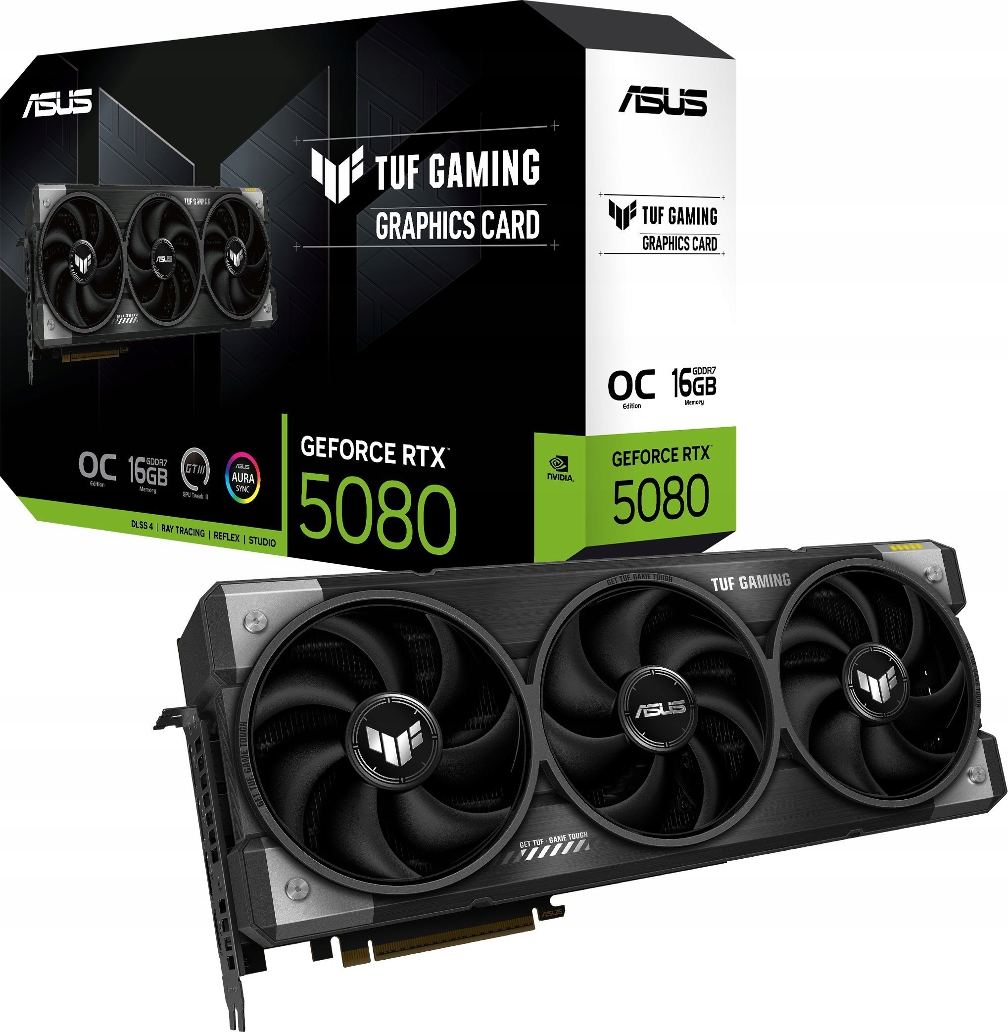 Karta ASUS GeForce RTX 5080 TUF Gaming OC 16GB GDDR7 DLSS4 w SIEDLCE - Sklep, Opinie, Cena w Allegro.pl Karta ASUS GeForce RTX 5080 TUF Gaming OC 16GB GDDR7 DLSS4 w SIEDLCE - Sklep, Opinie, Cena w Allegro.pl