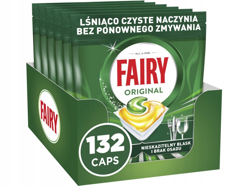 Kapsułki do zmywarki Fairy Platinum Plus All in One Lemon 132 szt.