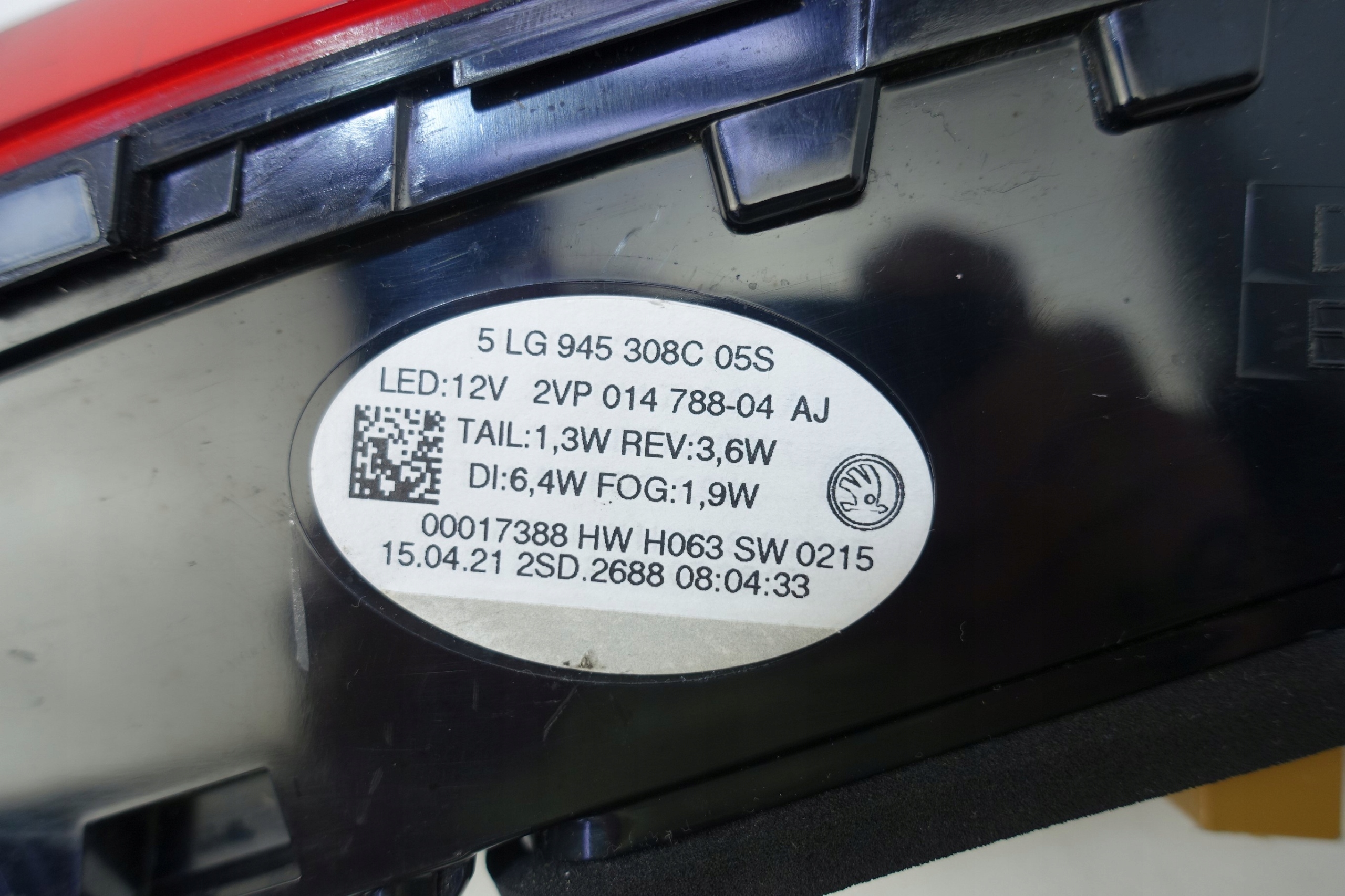 light right rear part right rear SKODA ENYAQ 5LG