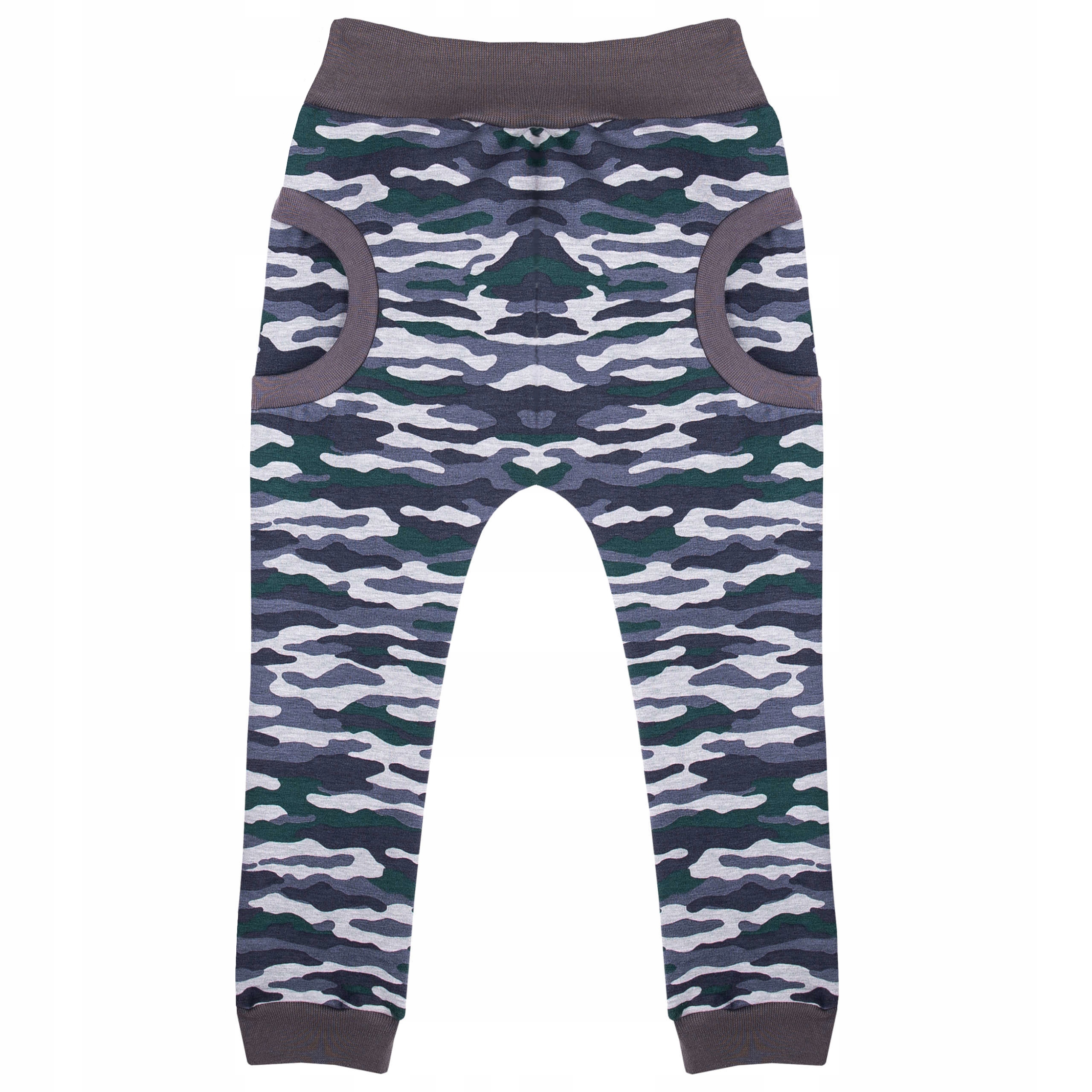 

Spodnie Dresowe Baggy z dresówki moro 80