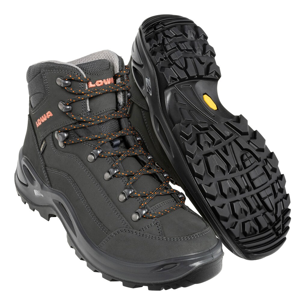 Dámské trekové boty Lowa Renegade Gtx MID Anthracite/Mandarin 36,5