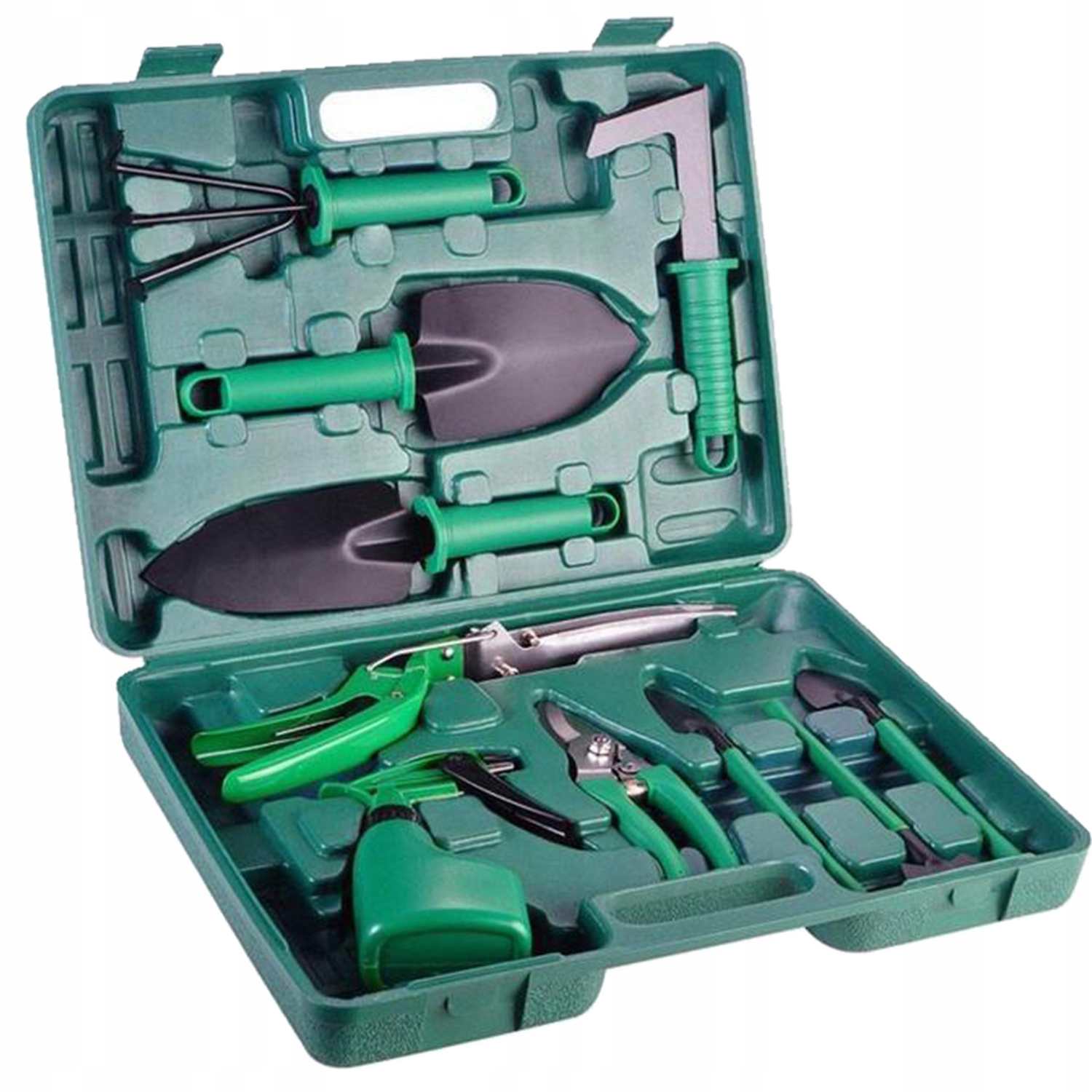 PODRĘCZNY ZESTAW NARZĘDZI OGRODOWYCH Z WALIZKĄ 10W1 DO ROŚLIN DONICZKOWYCH EAN (GTIN) 5905370205411