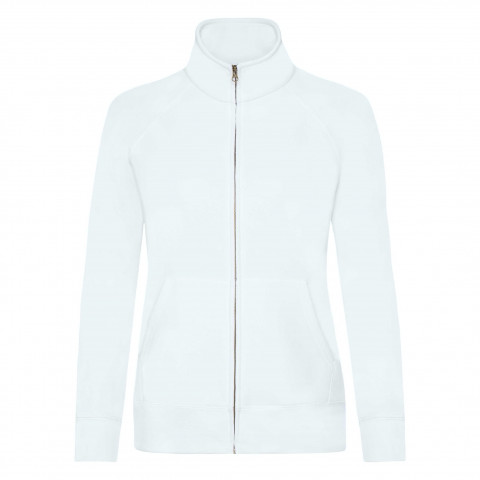 

Bluza damska zamek Premium Thru FruitLoom BiałyXXL