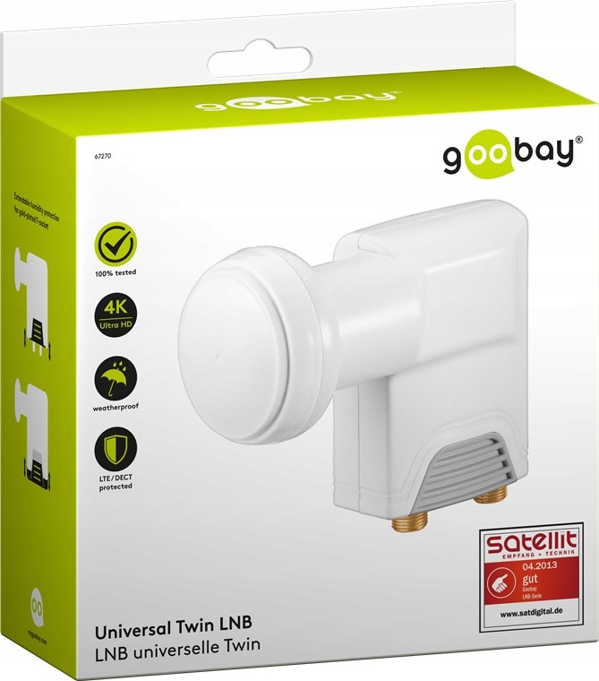 Lnb Twin Goobay 0.1dB
